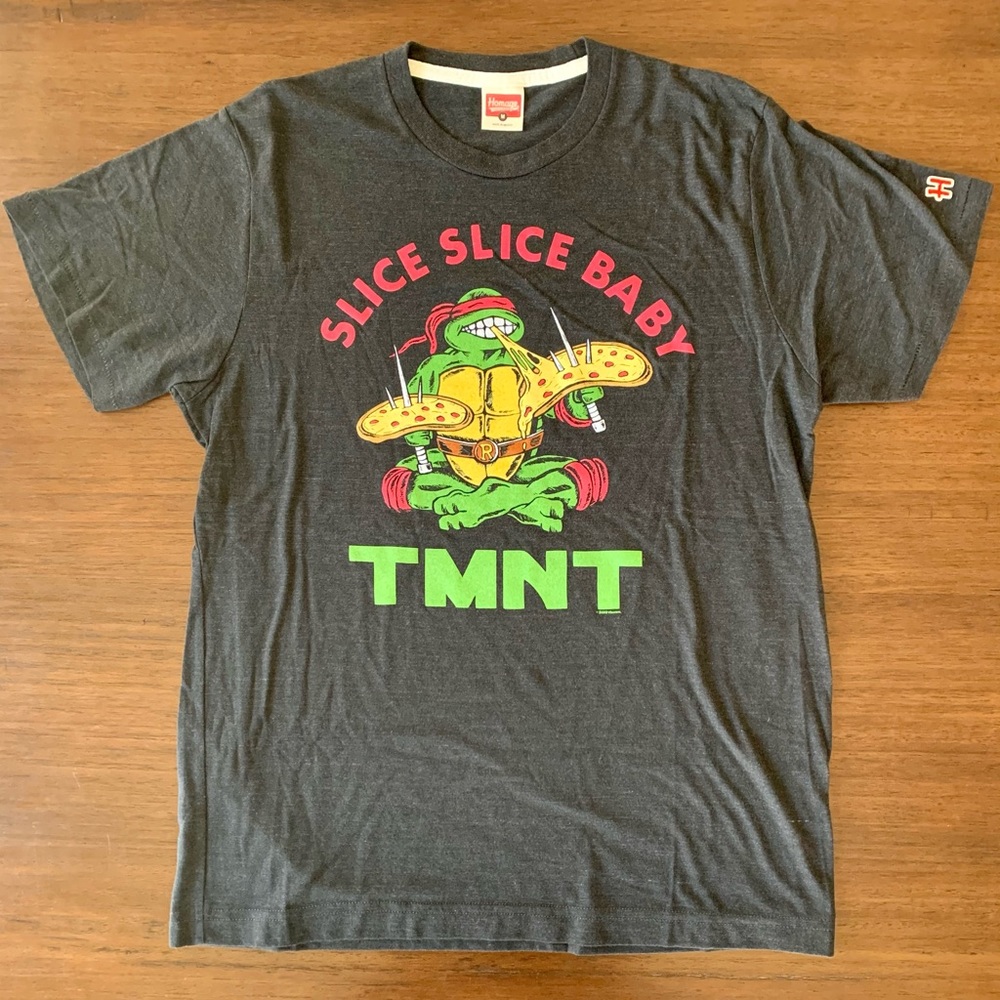 HOMAGE TMNT Raphael Pizza T-Shirt